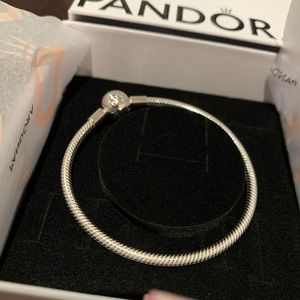Pandora Moments Bangle charm bracelet